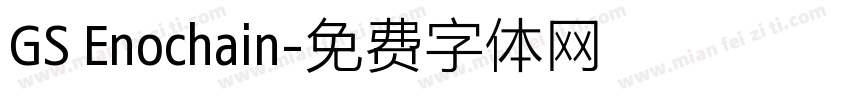 GS Enochain字体转换